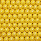 Shimmer Gumballs - Bubble Gum for Kids Yellow Candy - Pearl Lemon Gumballs 3.5 oz Chewing Gum - Nostalgic Valentines Candy for P
