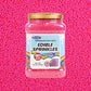Pink Edible Nonpareils Sprinkles, Food Grade, 800G, Cupcake Decorations & Cake Topper, Donut, Ice Cream, Wedding Party Valentine