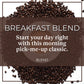 The Bean Organic Coffee Company Breakfast Blend, Medium Dark Roast, Ground Coffee, 16-Ounce Bag, Caf   molido tostado org  nico