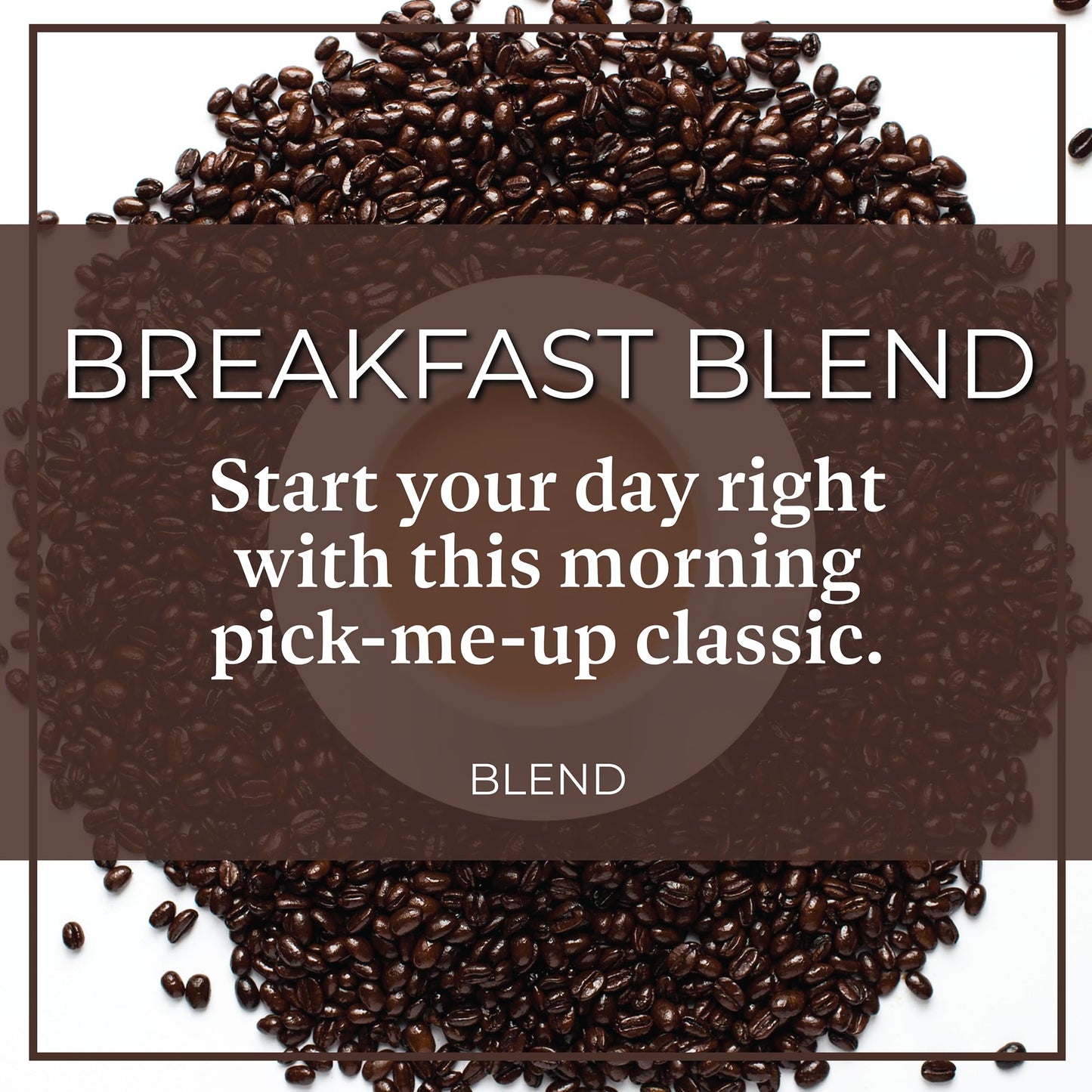 The Bean Organic Coffee Company Breakfast Blend, Medium Dark Roast, Ground Coffee, 16-Ounce Bag, Caf   molido tostado org  nico