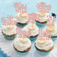 Ttdq 40Pcs Rose Gold Graduation Cupcake Toppers 2024 Graduation Decorations Class Of 2024 Cupcake Toppers 2024 Congrats Grad Cap