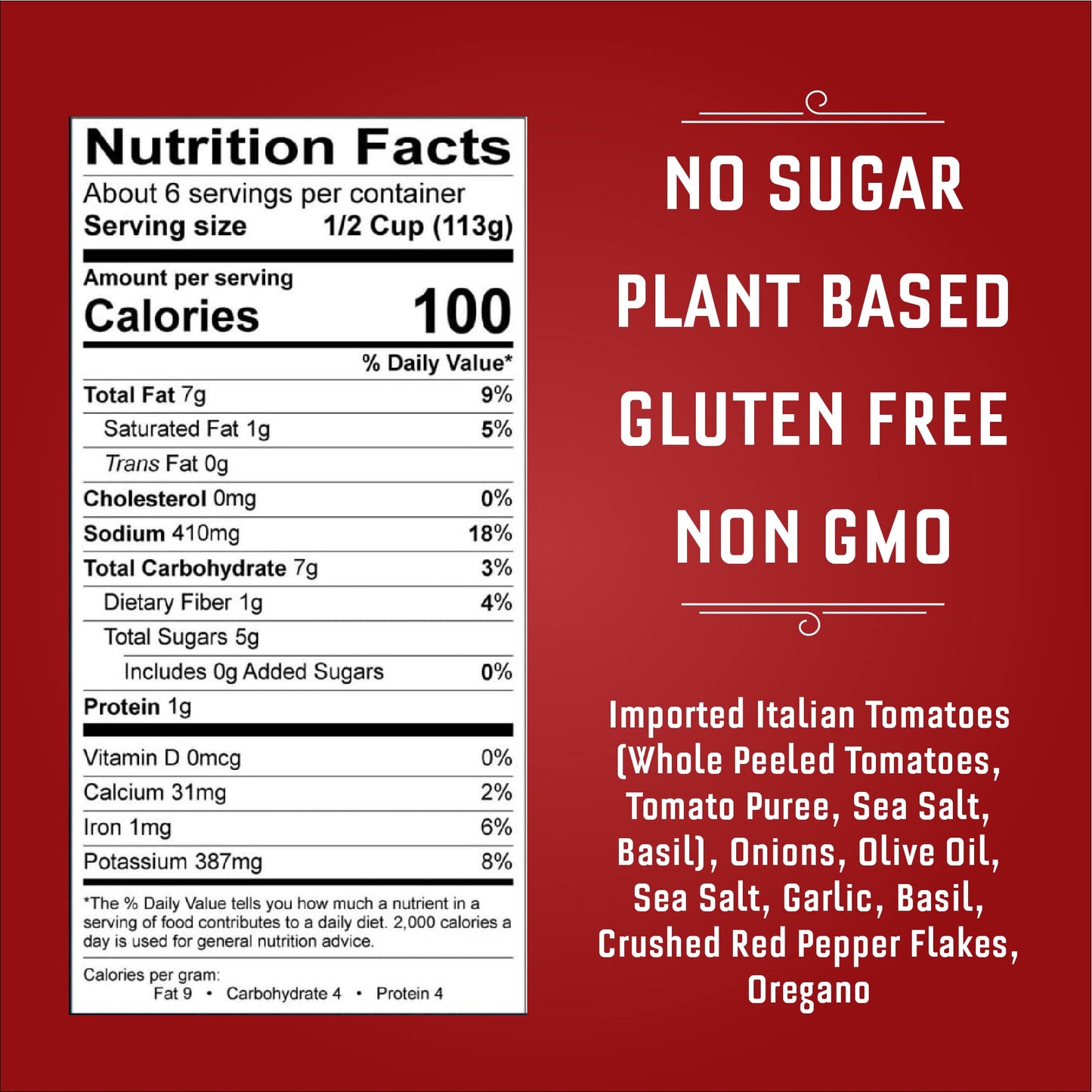 Carbone Arrabbiata Pasta Sauce | Tomato Sauce Made With Fresh & All-Natural Ingredients | Non Gmo, Vegan, Gluten Free, Low Carb Pasta Sauce, 24 Fl Oz (Pack Of 2)