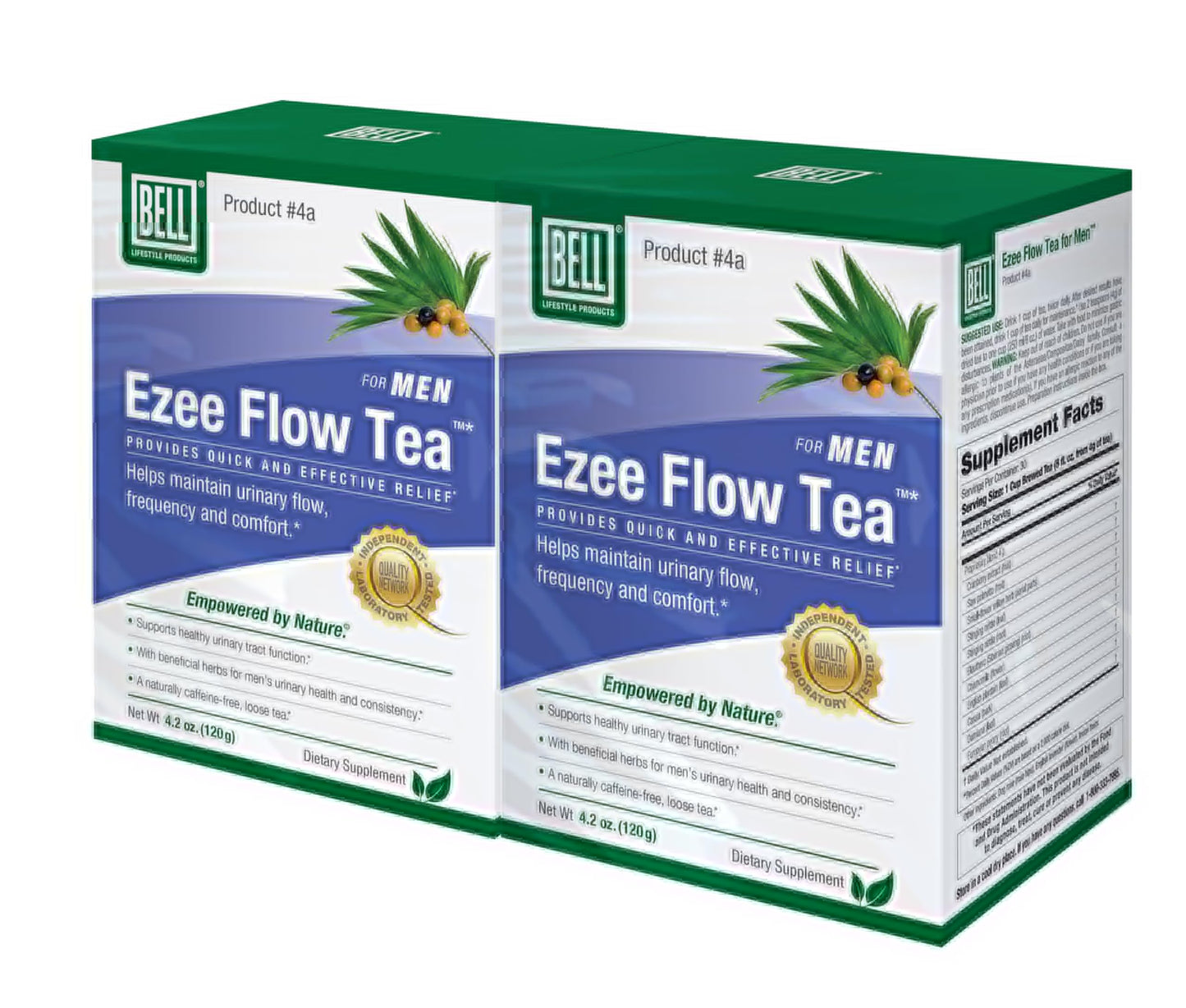 Bell Ezee Flow Urinary Support Tea For Men -A Natural Solution - Helps Ease The Flow And Normalize Urinary Frequency Without The Burning And Dribbling - Sold Directly By The Manufacturer