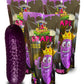 Grape Pickle In A Pouch (Pack of 3). Individually Wrapped Flavored Purple Pickles as seen on TikTok, used in pickle kits by Food