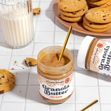 Oat Haus Cookie Dough Granola Butter (Chipless) | Peanut-Free, Almond (Tree-Nut) Free, & School-Safe (Top 8 Allergen Free) | Sunflower Seed & Cookie Dough Alternative