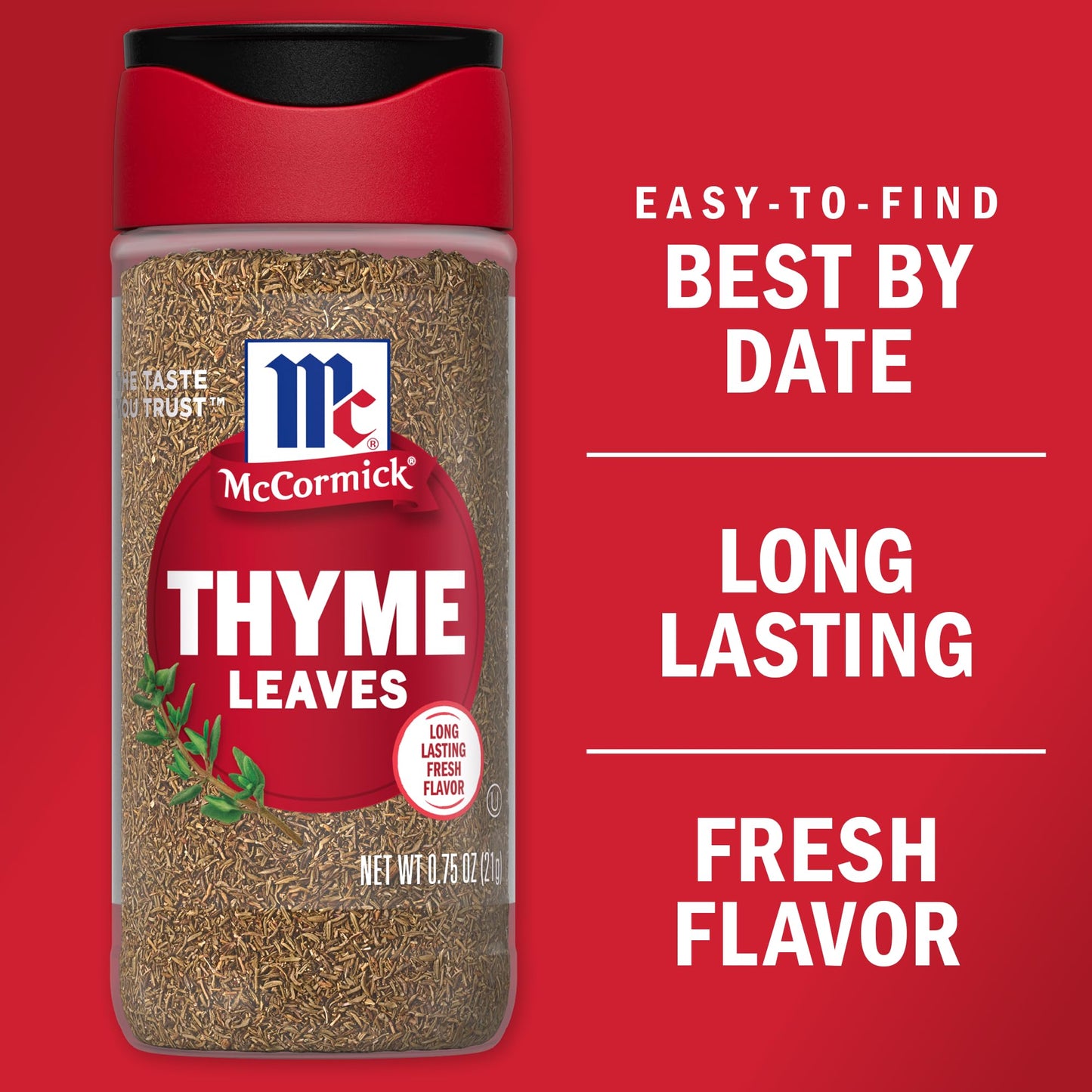 Mccormick Thyme Leaves, 0.75 Oz