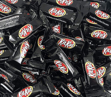 Kitkat Miniatures Crisp Wafers, Dark Chocolate Snack Size, 1 Pounds, Approx 50 Bars (1Lb)
