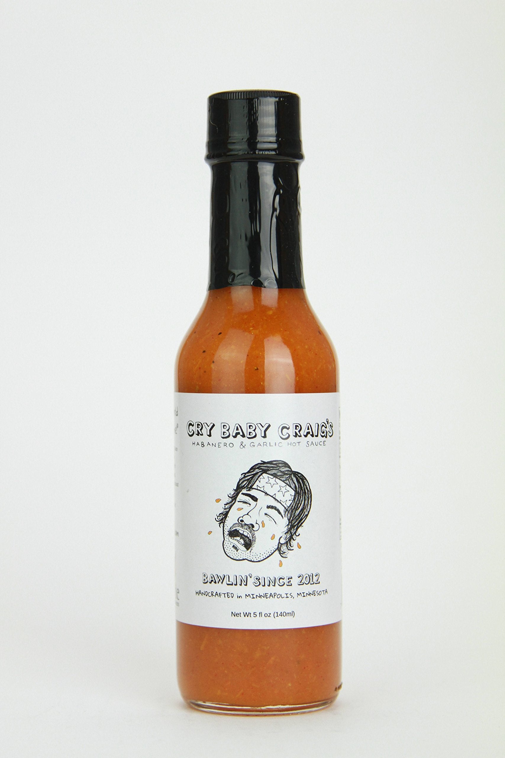 Cry Baby Craig s Habanero and Garlic Hot Sauce - (3 Pack)