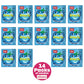 Douzzle Dibbitz Raspberry, Candy Filled Straw Sticks (14 Count, Pack Of 1) Individually Wrapped Candies, Birthday Party Favors,