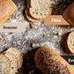 Dr. Bs Multigrain Bread | 1G Net Carbs & 7G Protein | Low Calorie, Vegan, Sugar Free | Fresh, Sliced, Keto & Low Carb Bread Loaf (6 Pack (16 Oz), Variety)