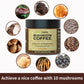 Eco-Taste Decaf Mushroom Coffee - 36 Servings, Instant Coffee Mix Includes 10 Mushrooms Extract Powder, 72 Grams