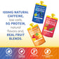 Designer Wellness Energy Smoothie  Real Fruit  100mg Natural Caffeine  5g Protein  Low Carb  Zero Added Sugar  Gluten-Free  Variety Pack  12 Count