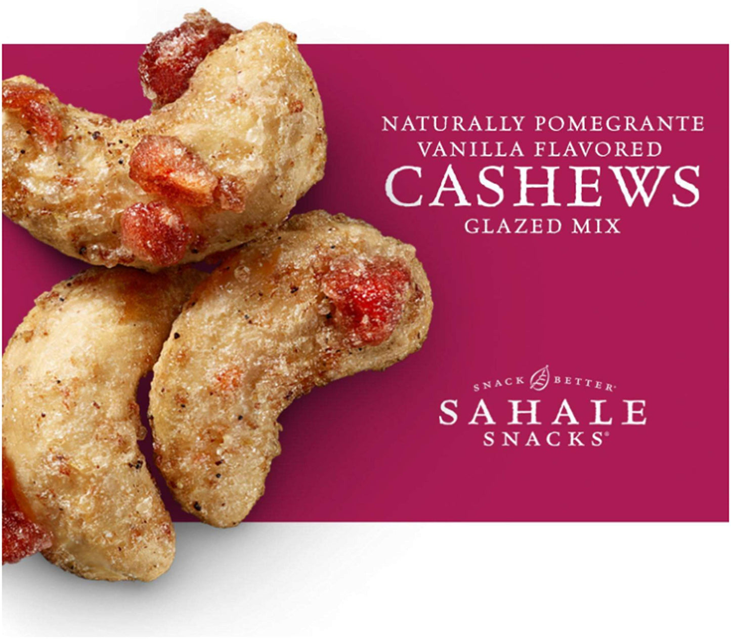 Sahale Snacks Cashews With Pomegranate And Vanilla -- 4 Oz