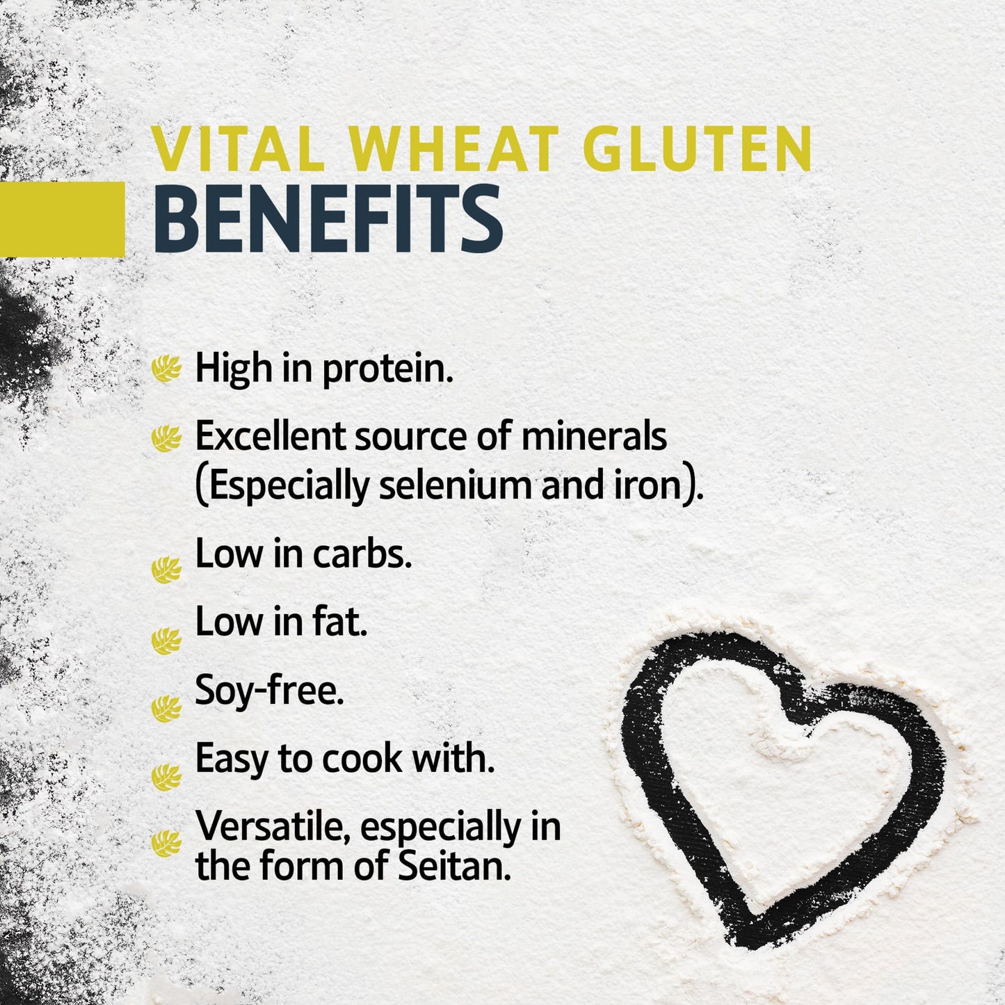 Naturtonix Premium Vital Wheat Gluten, For Bread Making, Baking & Seitan, High Protein, Non-Gmo, Vegan Friendly, Certified Koshe
