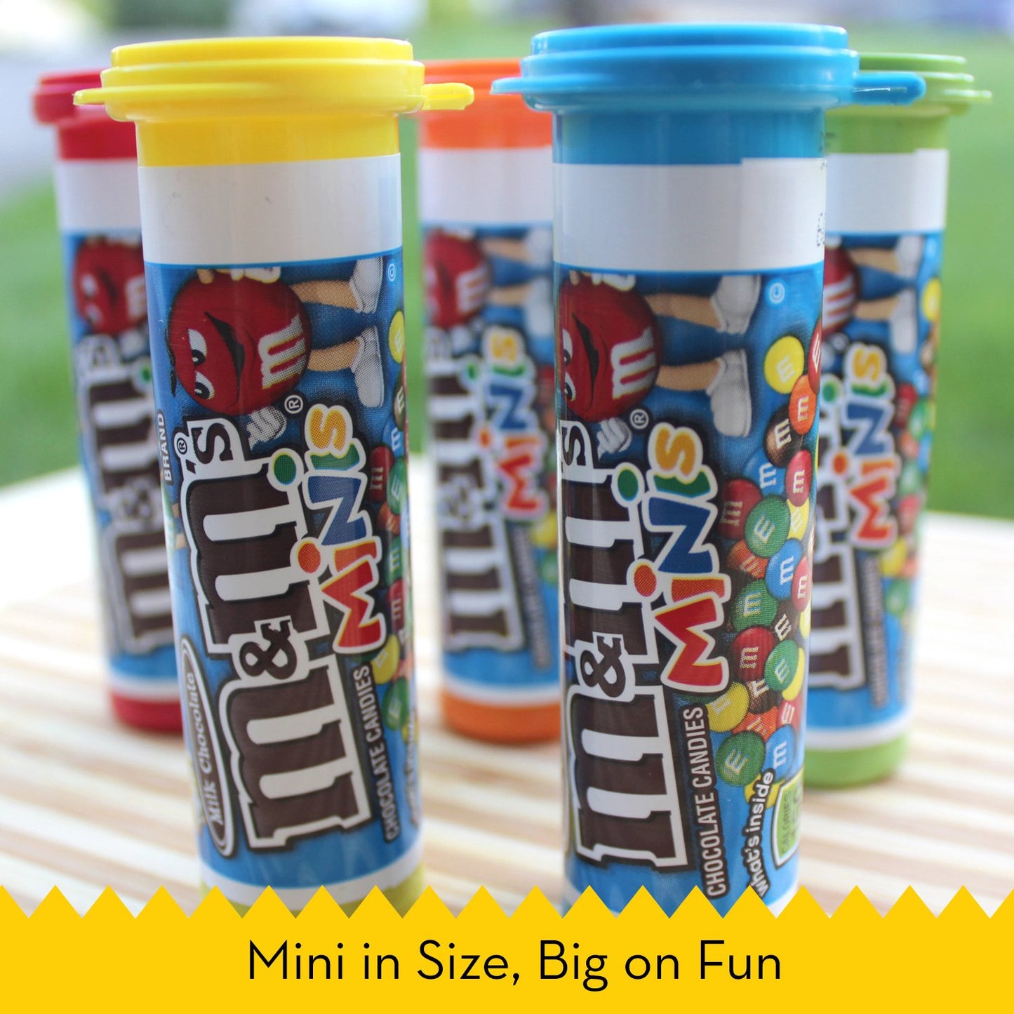 M&MS Milk Chocolate MINIS Candy Tube, 1.08-Ounce, 24-Count, Model 10040000032370