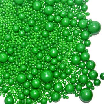 Green Sprinkles Christmas Sprinkles for Cookie Decorating Edible Pearls for Cake Decorating Cookie Baking Cake Topper Cupcake De