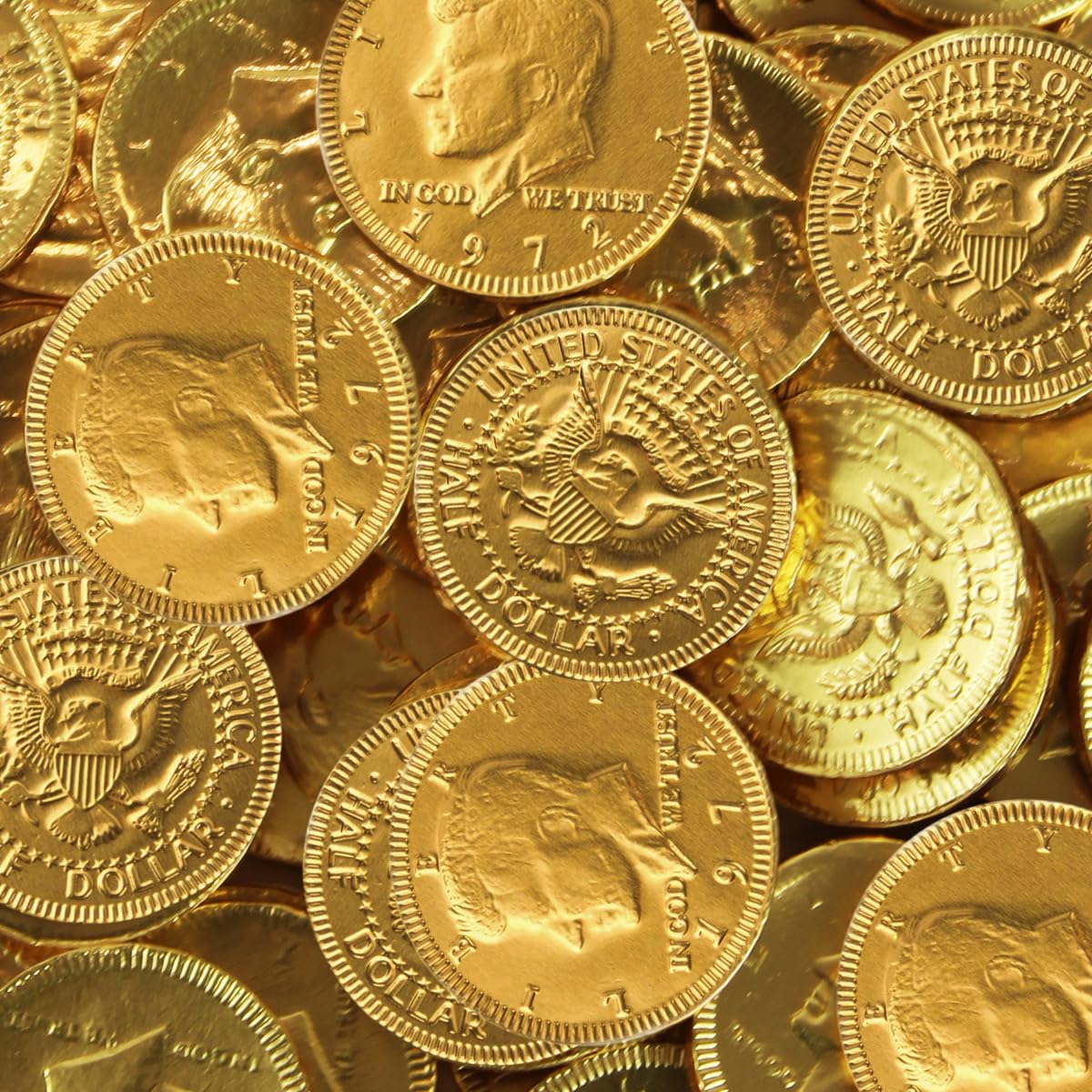 Albert Premier Belgian Chocolate Gold Coins Bulk - 1.3 Pound Approx 115 Individually Wrapped Coins Box For St. Patrick Party Favors, Pots Of Gold &