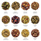 Tea Forte Warming Joy Holiday Assorted Tea Advent Calendar, Gift Set Of 24 Pyramid Infuser Tea Bags With Numbered Calendar