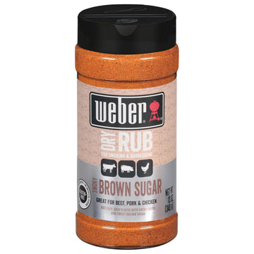 Weber Smoky Brown Sugar Dry Rub, 12 Ounce Shaker