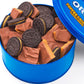 Oreo Toffee Crunch Creme With Sugar Crystals Chocolate Sandwich Cookies, Family Size, 17 Oz