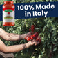 La San Marzano Tomato Basil Sauce, 24 Oz, Pasta Sauce Made In Italy, All Purpose Tomato Enhanced Quality, All Natural, Mediterranean Diet, Non Gmo, Vegan, Gluten Free