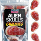Alien Gummy Skulls - 10 Ounces Of Gummy Halloween Candy For Halloween Themed Candy Occasions - Spooky Candy Halloween Gummies Fo