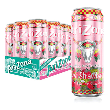 Arizona Kiwi Strawberry  Fruit Juice Drink - Big Can  22 Fl Oz (Pack Of 12)