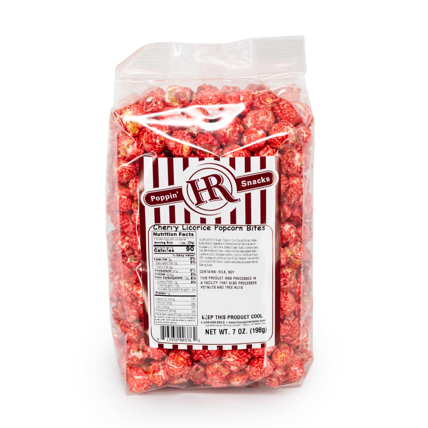 Licorice Cherry Popcorn | 7 oz. | HR Poppin' Snacks