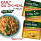 Wild Zora Instant Organic Quinoa Meals - Quick & Tasty Prepared Quinoa Bowls, Pantry Staples Gluten-Free Meal With Lentils Plus