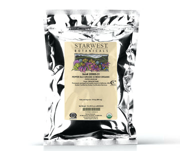 Starwest Botanicals Organic Pepper Black Medium Grind, 1-Pound Bag