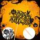 1 Pcs Happy Halloween Cake Topper Black Glitter Spider Web Pumpkin Bat Ghost Halloween Cake Pick Halloween Cake Decoration For H