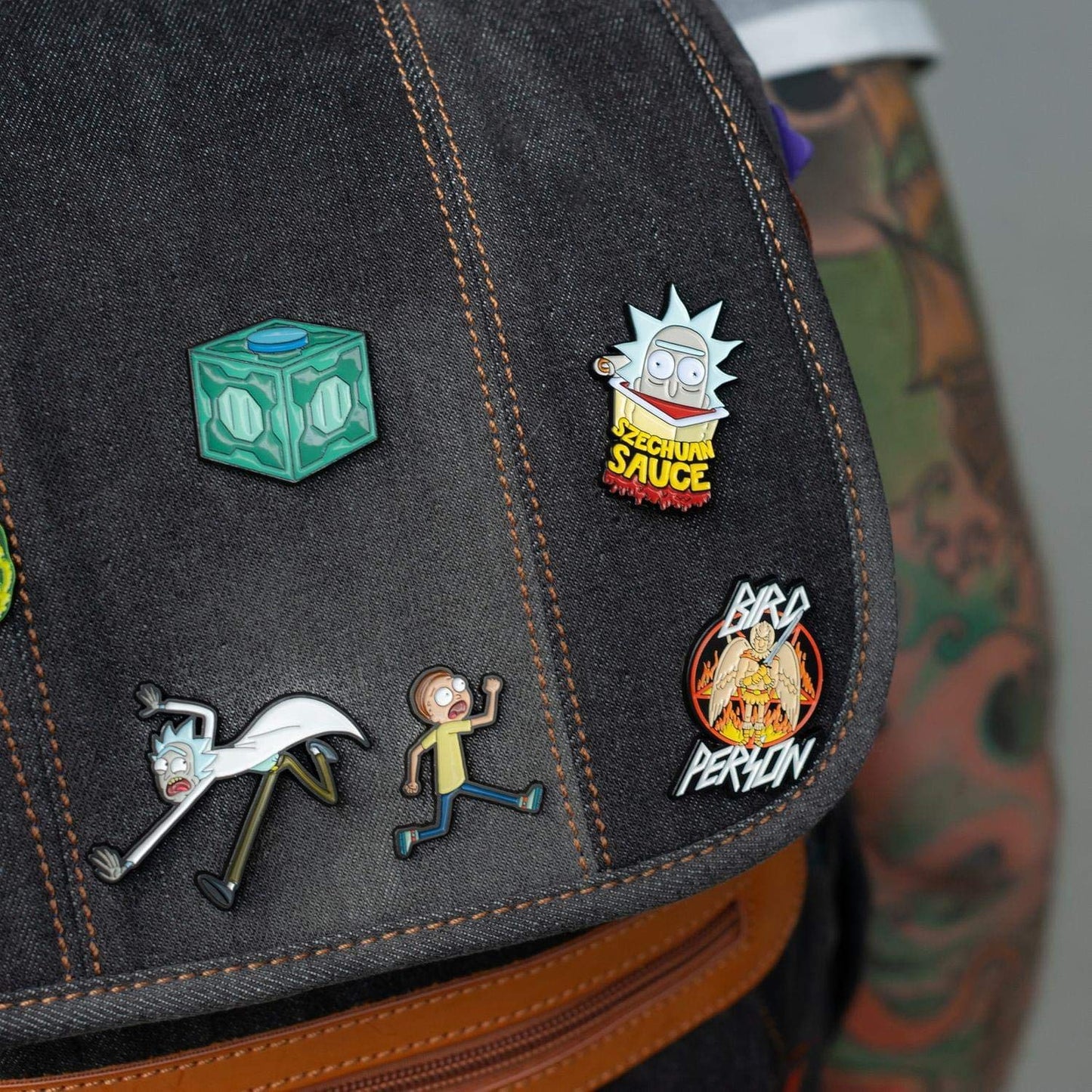 Rick And Morty Szechuan Sauce Pin | Small Metal Enamel Pin | Exclusive Rick & Morty Series Collectible
