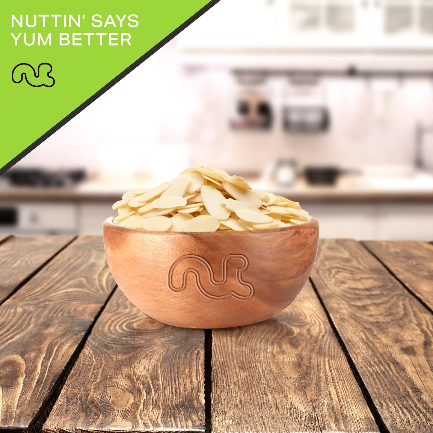 Nut Cravings - Blanched Sliced Almonds - Raw, (16Oz - 1 Lb) Packed Fresh In Resealable Bag - Nut Snack - Healthy Protein Food, A