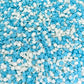 Snowflake Crystals Sanding Sugar | Sprinkles | Snowflake Sprinkles | Blue Sugar | Blue Sprinkles | Cookie Sprinkles | Manvscakes