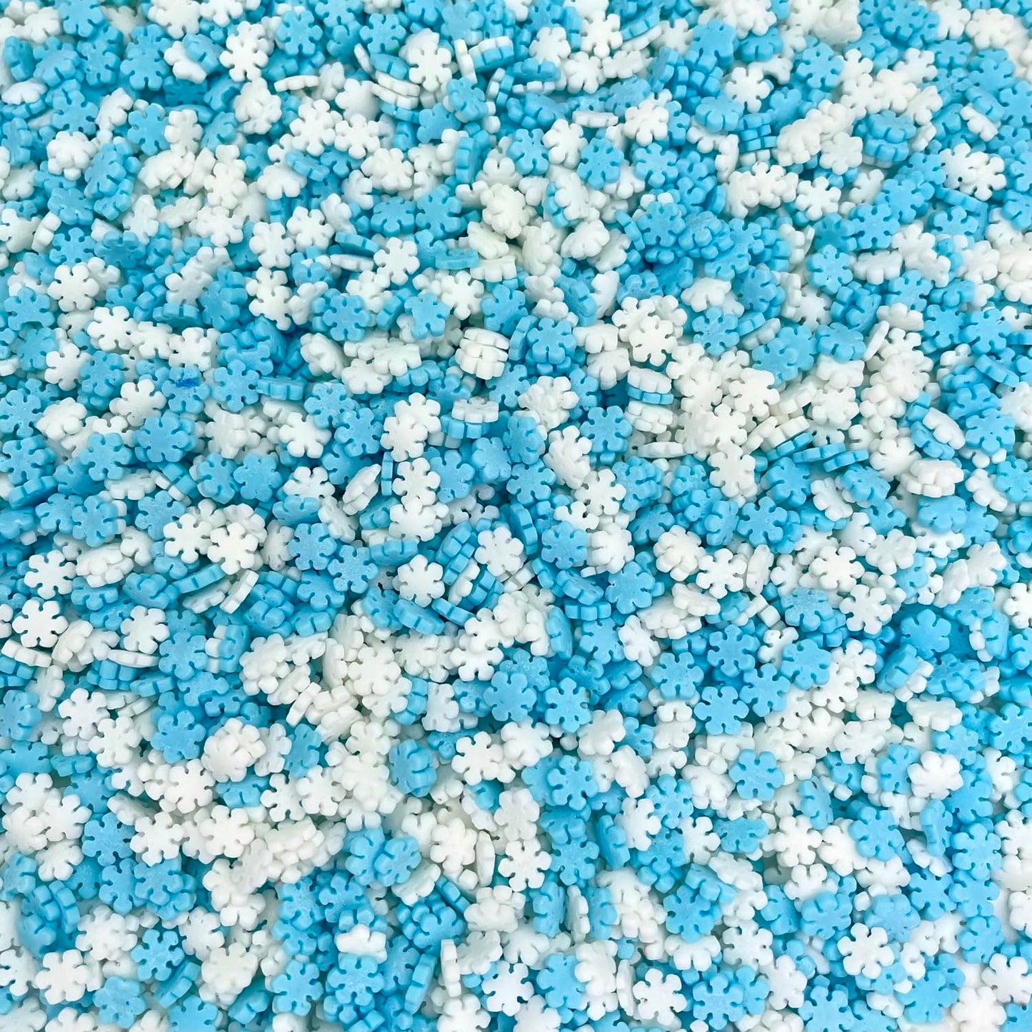 Snowflake Crystals Sanding Sugar | Sprinkles | Snowflake Sprinkles | Blue Sugar | Blue Sprinkles | Cookie Sprinkles | Manvscakes