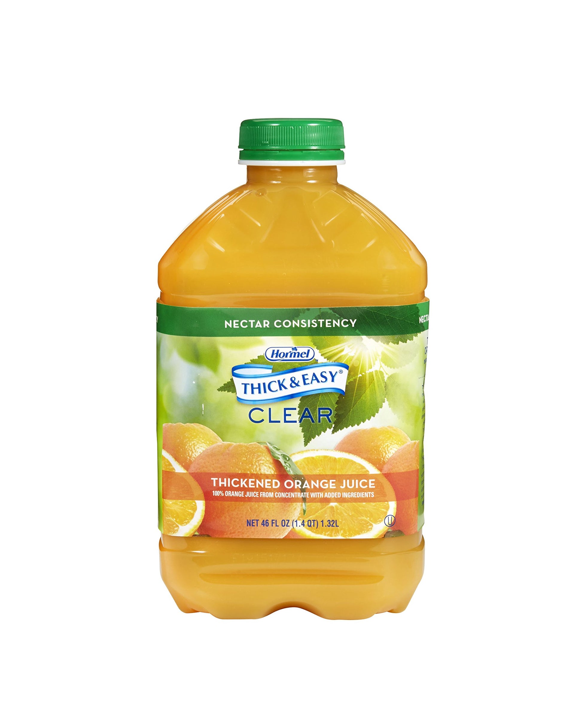 Thick & Easy Clear Thickened Orange Juice, Nectar Consistency, 46 Ounce (Pack Of 6)