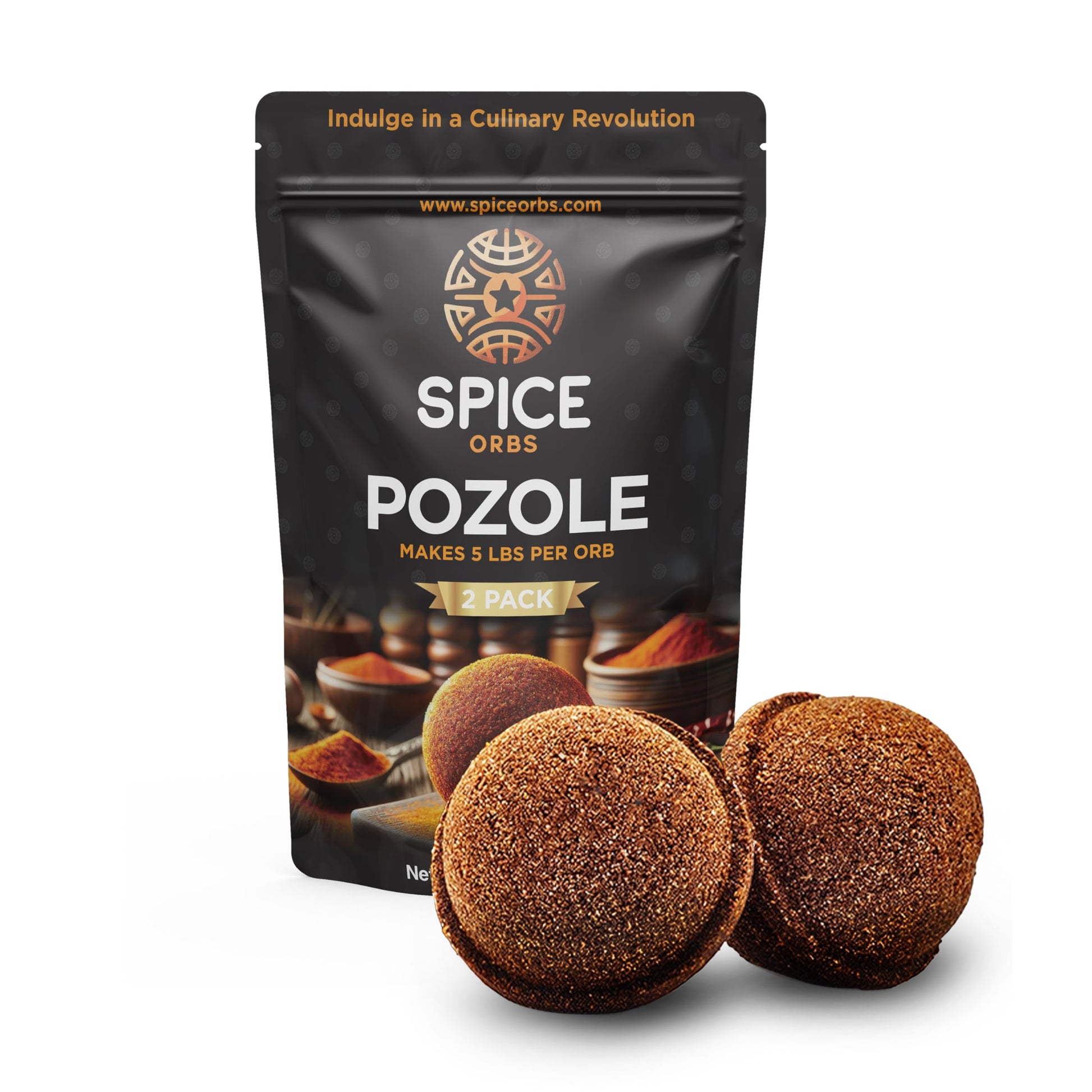Pozole Spice Orbs - 2 Pack - Instant Pot Pozole - Made in USA - Just Add Water, Meat, & One Spice Orb