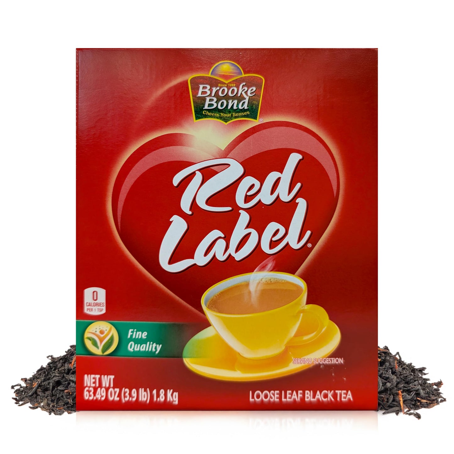 Brooke Bond Loose Leaf Tea - Premium Indian Black Tea, Authentic Chai Blend, 1800 Grams