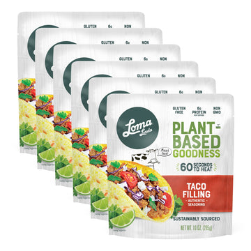 Loma Linda - Plant-Based Complete Meal Solution Packets (Taco Filling (10 oz.), 6 pack)