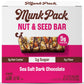 Munk Pack Keto Snack Bars, Sea Salt Dark Chocolate, Low Carb, 5g Protein, 1g Sugar, Gluten Free, 12 Count