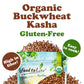 Food to Live Gluten Free Organic Roasted Buckwheat Kasha, 20 Pounds - Non-GMO Whole Groats. Quick-Cooking. Good Source of Fiber,