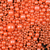 Orange Sprinkles for Cake Decorating, 120g/4.23oz Edible Orange Pearl Sprinkles Mix, Sugar Candy Pearls for Baking, Cookie Decor