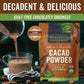 Viva Naturals Organic Cacao Powder  8 oz - Unsweetened Cocoa Powder With Rich Dark Chocolate Flavor  Perfect for Baking & Smoothies - Certified Vegan  Keto & Paleo  Non-GMO & Gluten-Free  227 g