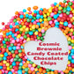 Rainbow Candy Coated Chocolate Chips | 1.5 lbs Cosmic Brownie Sprinkles | Mini Chocolate Baking Chips for Ice Cream & Cake Decor