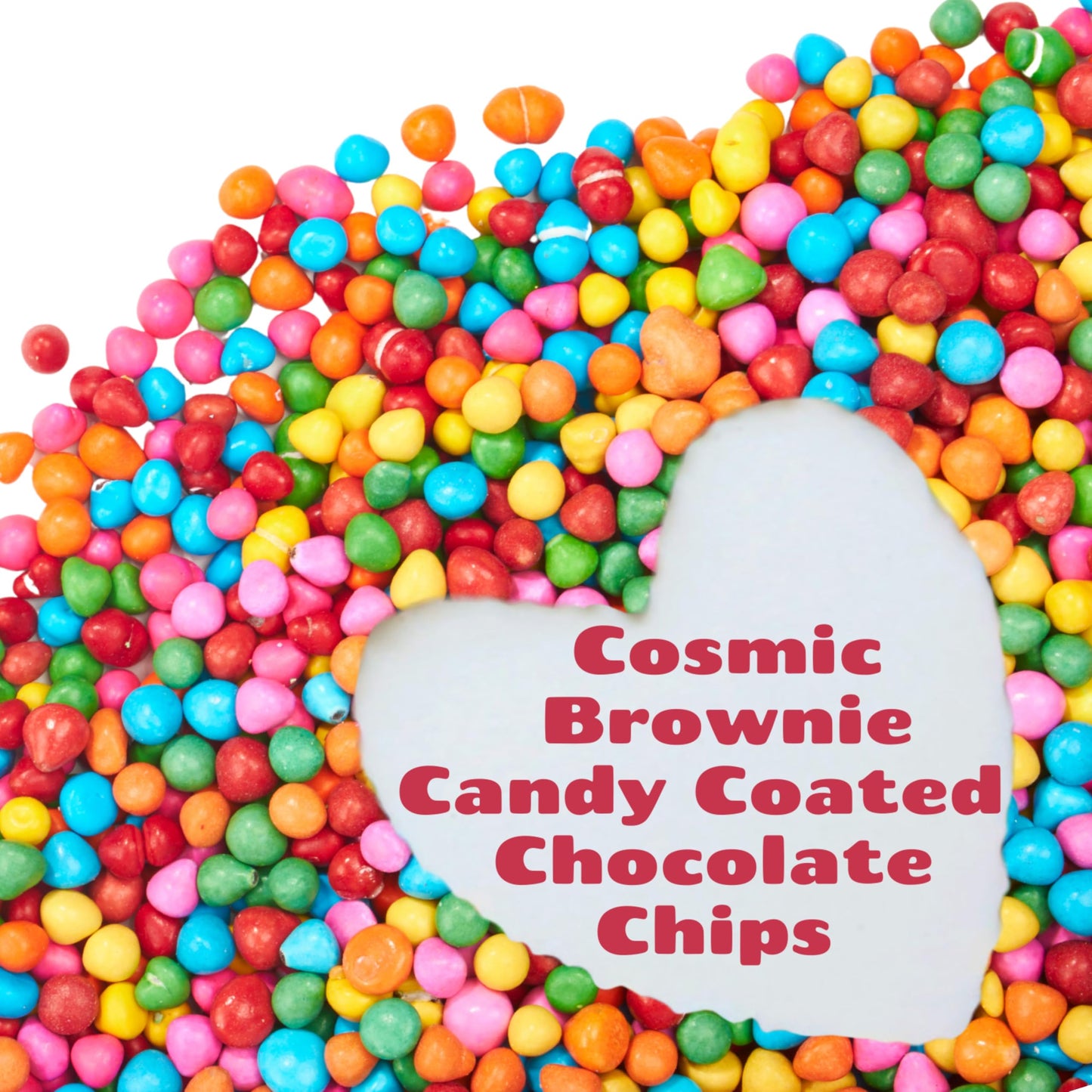 Rainbow Candy Coated Chocolate Chips | 1.5 lbs Cosmic Brownie Sprinkles | Mini Chocolate Baking Chips for Ice Cream & Cake Decor