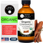 Organic Cinnamon Flavoring Extract For Baking, Ice Cream, Drinks, And Candy - 2 Oz - Water-Soluble - By Harvest Moon Delights - Pure Cinnamon Extract, Flavoring, Flavor