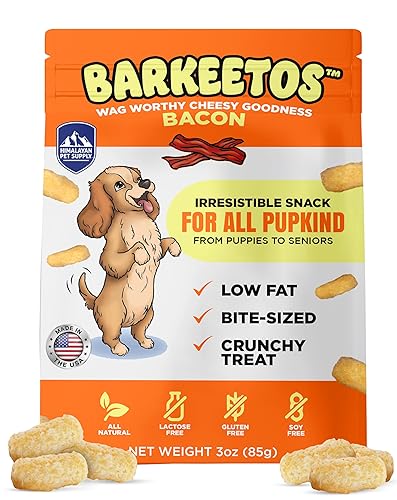 Barkeetos Bacon | Made With Real Himalayan Cheese And Bacon | Protein Rich - Lactose Free - Gluten Free - Grain Free | Usa Made