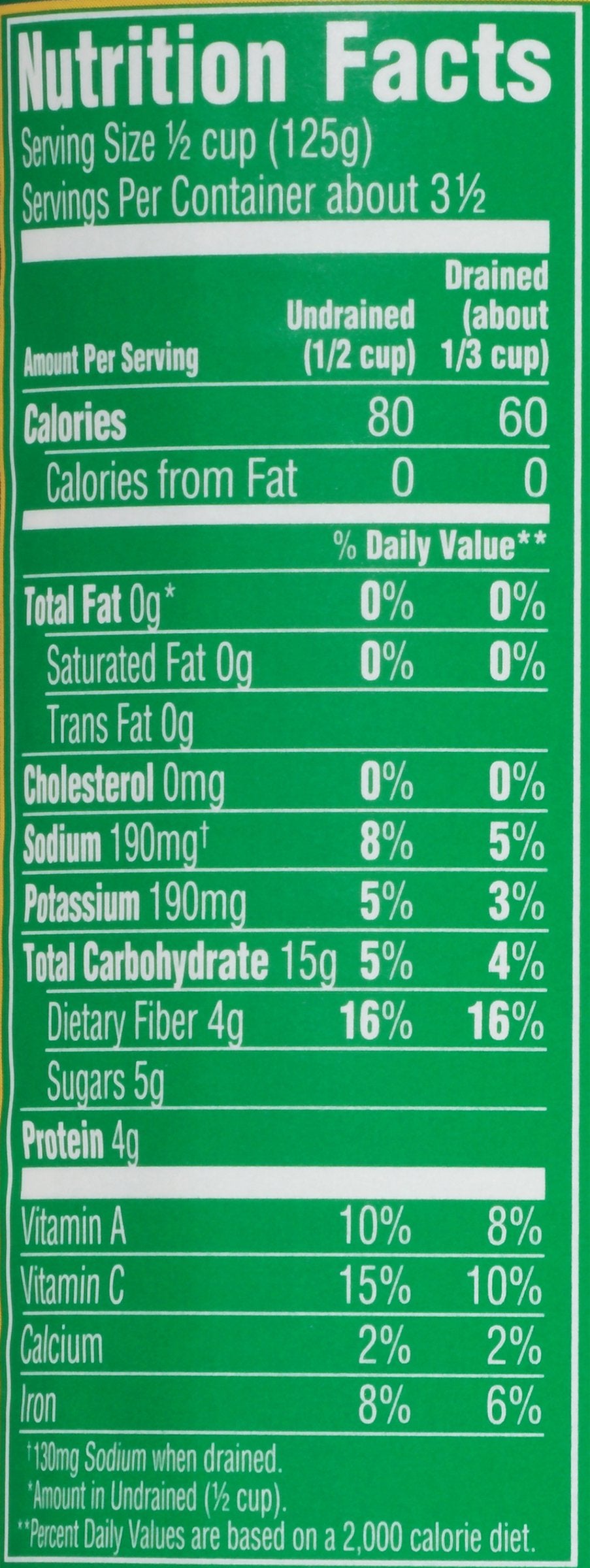 Del Monte Canned Sweet Peas With 50% Less Sodium, 15 Ounce (Pack Of 12)