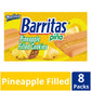 Marinela Barritas Piña Pineapple Soft Filled Cookie Bar | 1 Pack (8 Count)