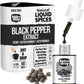 Spice Drop Black Pepper Natural Spice Extract For Soups, Dishes, and Beverages | Authentic Taste | Made From Peppercorns | 5ml (